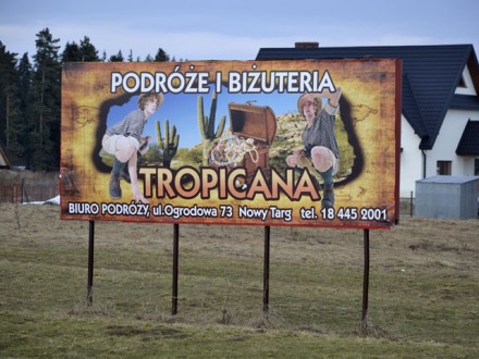 Tropicana - baner reklamowy
