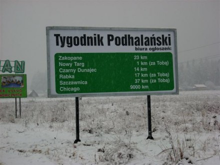 Tablica Reklamowa Tygodnik Podhalański