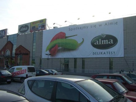 Banery wielkiego formatu Alma Market